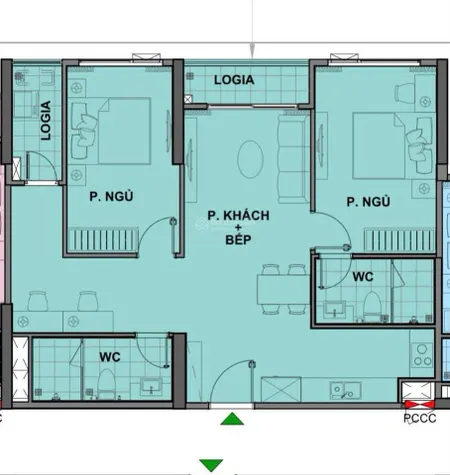 Căn hộ 2pn2wc rộng nhất + cực hiếm tại the beverly vinhomes ocean park
