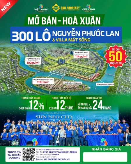 SUN GROUP TIẾP TỤC MỞ BÁN DÒNG SẢN PHẨM VEN SÔNG ĐÀ NẴNG