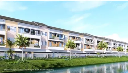 Liền kề sông the greenery duy nhất tại thủy nguyên. 80m2, 3 tầng vượng khí vượng tài siêu đẹp