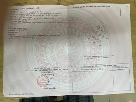 Giá đầu tư siêu dòng tiền đất dịch vụ di trạch hoài đức khu 16.32ha