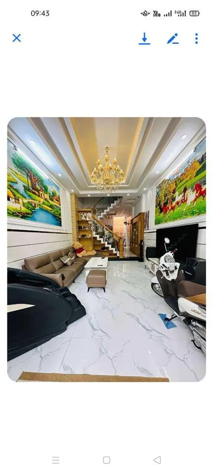 Siêu phẩm cực kỳ hiếm vườn lài, tân phú, 77m2, 4 tầng, hẻm 8m, giá 11.x tỷ