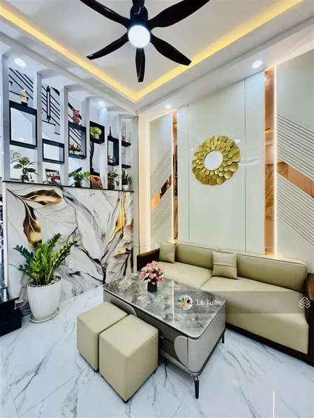 Bán nhà lô góc không lộ giới, hẻm 5m, 4 tầng, full nội thất, bùi quang là, sát emart, 0907 688 ***