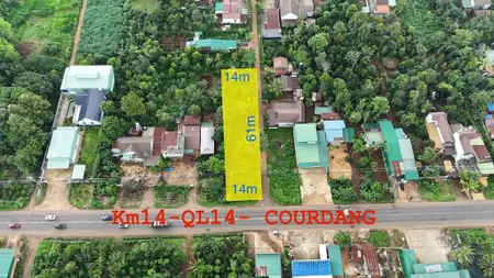 Bán đất 849.2m² giá 8.2 tỷ Xã Cuôr Đăng
