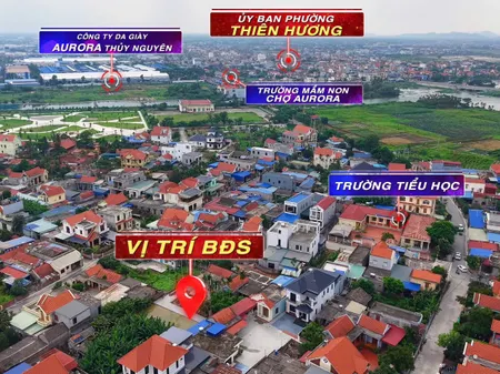 Bán đất 56m² ngang 4,15m giá 950 triệu Phường Thiên Hương. Lh 0382341632