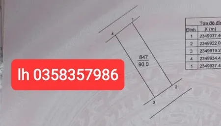 Bán đất 90.0m² ngang 5.0m giá 3.06 tỷ Xã Nội Bài
