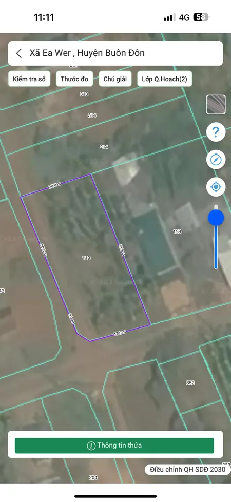 Bán đất 842.8m² giá 2.45 tỷ Xã Ea Kar