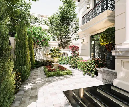 Biệt thự công viên cầu giấy đường lớn 5 làn xe ô tô 330m2, hầm mặt tiền 16,5m giá 95 tỷ