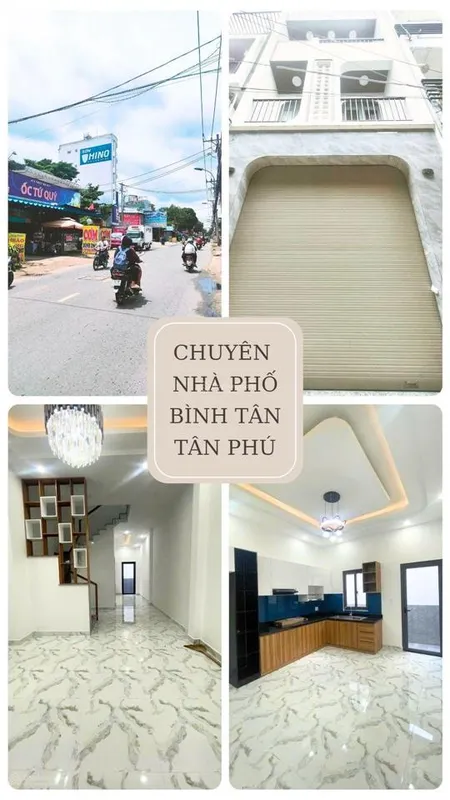 Tân kỳ tân quý tân sơn nhì tân phú 4m x 12m , 3 tầng , 4pn , 4wc 6,x tỷ tl