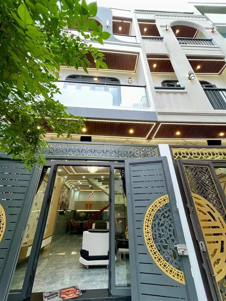 Bán nhà 4 tầng xây mới btct phan văn trị giá 8tỷ600