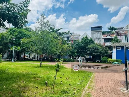Bán nhà mt đường nam long trần trọng cung q7, dt 5x24m, xd trệt 4 lầu, view công viên giá 16,5 tỷ