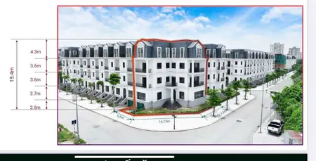 Chính chủ cần bán căn lk n03 197m2 giá 55 tỷ