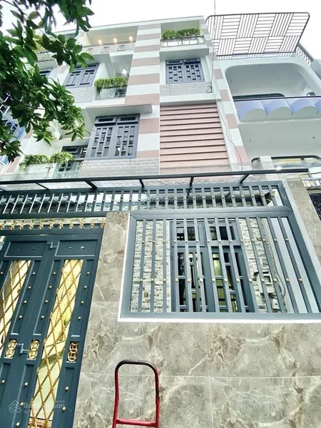 Bán nhà p12 gò vấp, hẻm xe hơi phan huy ích, 4 tầng, gần emart, giáp tân bình. 0907 689 ***