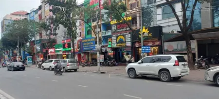 Nhà mặt phố hoàng quốc việt đoạn đẹp nhất, 126m2, 6 tầng, vỉa hè 10m, 2 thoáng, chỉ 53,8 tỷ