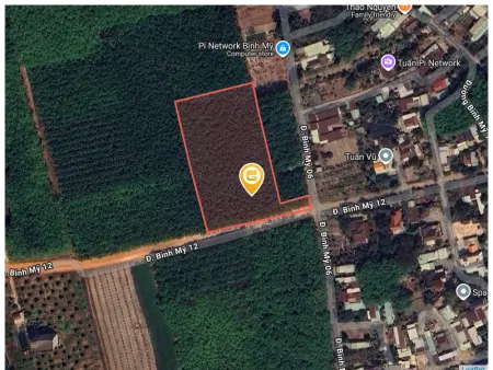 Bán đất 9915.7m² giá 44.5 tỷ Phường Bình Cơ đường xe công kế bên điện 3 pha