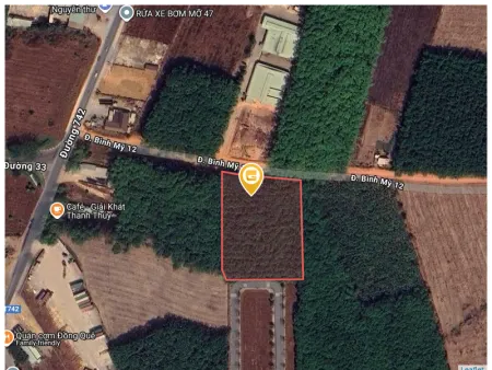 Bán đất 7427.2m² ngang 54m Phường Bình Cơ có điện 3 pha