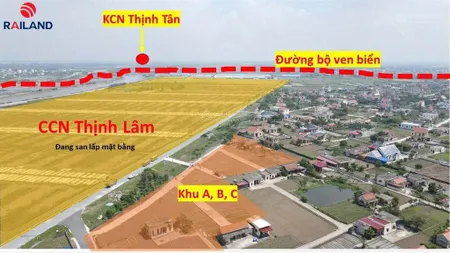Đất nền đối diện khu công nghiệp gần biển, gần flamingo quất lâm giá chỉ từ 899tr