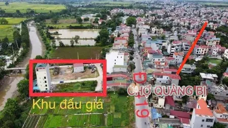 Siêu hiếm đất đấu giá trung tâm quảng bị, chương mỹ