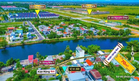 Đất đẹp nguyễn lộ trạch, đất vuông vức cạnh nhiều dự án lớn của huế city