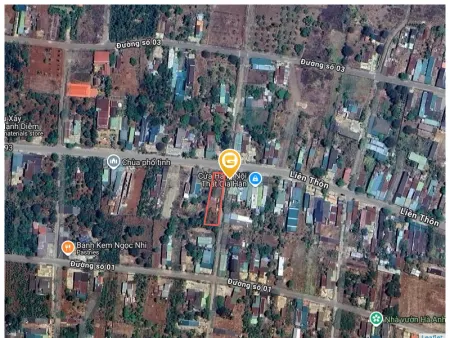 Bán đất MẶT TIỀN LIÊN THÔN 8- 733m² ngang 13m giá 4.5 tỷ Phường Buôn Ma Thuột