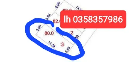 Bán đất 80m² ngang 5.65m giá 1.62 tỷ Xã Sóc Sơn
