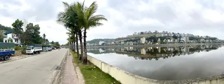BÁN ĐẤT MẶT HỒ HÙNG THẮNG - HẠ LONG Vị thế lưng tựa núi - mặt hướng thuỷ cực hiếm
