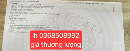 Bán đất 98,8m² ngang 5,25m giá 4.25 tỷ Xã Sóc Sơn