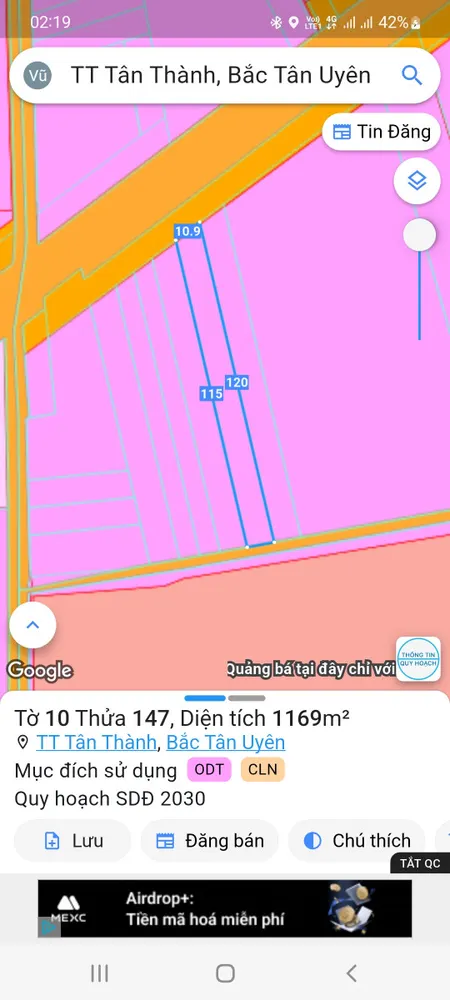 Nhà Đất Tân Thành Bắc Tân Uyên Bình Dương