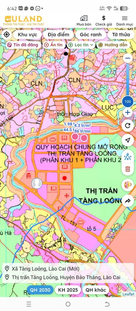 Căn góc 2 mặt tiền . mặt hướng tỉnh lộ 1 mặt hướng đường đôi