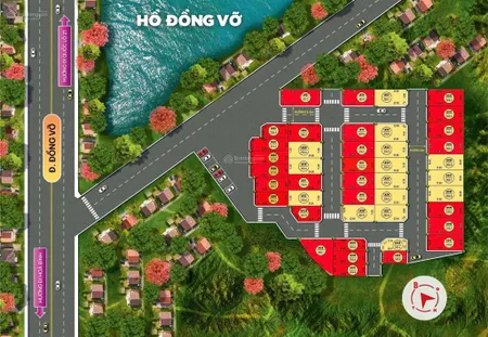 Chỉ 15triệu/m2 đất mặt tiền 11m, phân lô cnc hoà lạc, view hồ đồng vỡ.