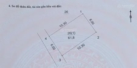 Bán đất, mt rộng, nguyễn đạo an, phú diễn, bắc từ liêm, gần đh tài nguyên môi trường. 62m2. 9,8 tỷ