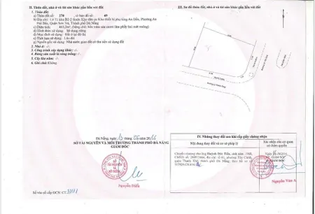 Bán đất 2 mt lê văn quý & lý thánh tông sơn trà đà nẵng dt 465m2 xd 12 tầng mật độ 80%