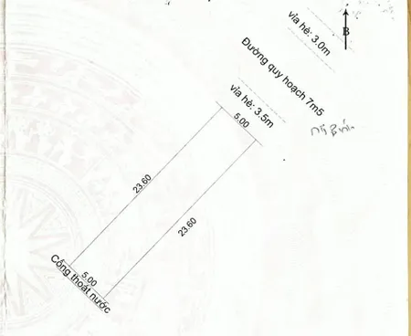 Bán đất 7m5 khu đô thị phước lý, mặt tiền nguyễn bính trục kinh doanh, 118m2