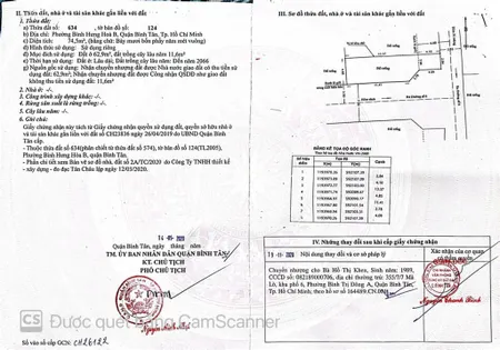 Bán lô đất thổ cư góc 2 mặt tiền,12/21 hẻm 12, đường số 6, bình hưng hòa b,bình tân,giá giảm 4,99ty