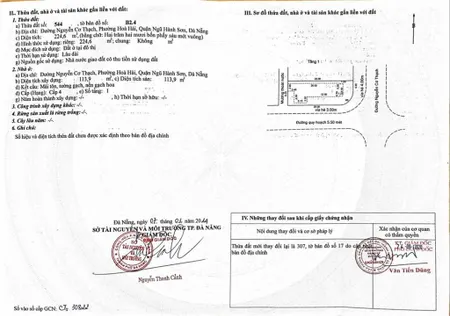 Bán lô góc 224,6m2 mặt tiền nguyễn cơ thạch và thủy sơn 2 vị trí đẹp gần biển sơn thủy