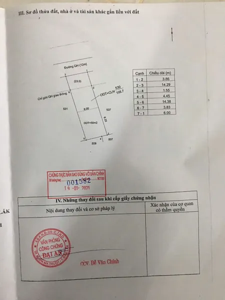 Bán đất 310.9m² ngang 6m giá 2.75 tỷ Phường Buôn Ma Thuột