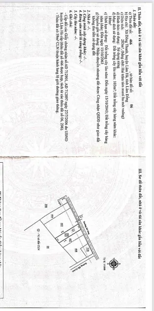 Bán đất 283m² ngang 8m giá 820 triệu Xã Nam Ban Lâm Hà