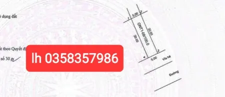 Bán đất 100m² ngang 5m giá 7.1 tỷ Xã Sóc Sơn