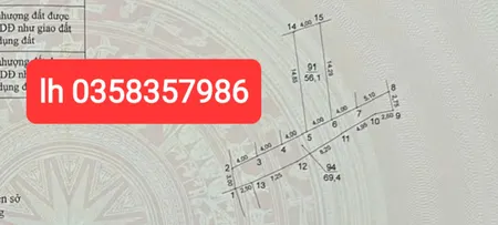 Bán đất 56.1m² ngang 4m giá 3.35 tỷ Xã Đông Anh