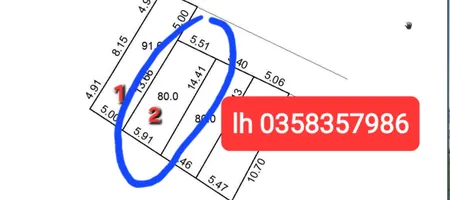 Bán đất 80m² ngang 5.51m giá 2.24 tỷ Xã Đa Phúc