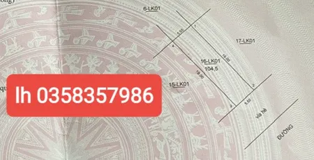 Bán đất 104.5m² ngang 5m giá 7.94 tỷ Xã Sóc Sơn