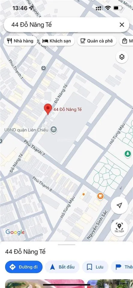 Bán đất tại đỗ năng tế, hòa minh, liên chiểu, đà nẵng, 5,5 tỷ, 100m2