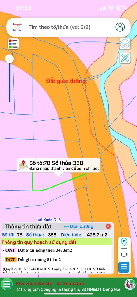Bán nhà 1080m² ngang 7m giá 3.15 tỷ Xã Xuân Quế