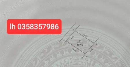 Bán đất 107.5m² ngang 8.02m giá 4.64 tỷ Xã Sóc Sơn