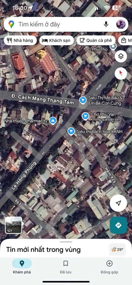 Nhà trệt lầu sân vườn Phú Thọ cũ (phường Thủ Dầu Một-TP.HCM) ngay sau chợ Phú Văn vị trí trung tâm đẹp đường oto