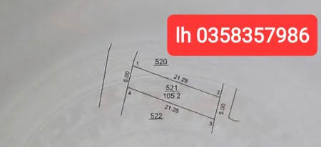 Bán đất 105.2m² ngang 5m giá 3.68 tỷ Xã Nội Bài