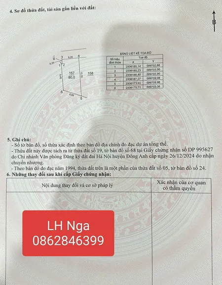 Bán đất 80m² ngang 6,2m giá 6.4 tỷ Xã Đông Anh