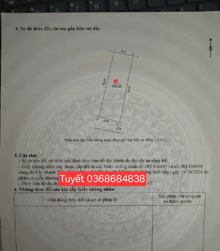 Bán đất 150.6m² ngang 7.2m giá 8 tỷ Xã Thư Lâm