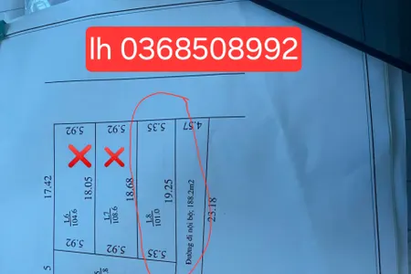 Bán đất 101m² ngang 5,35m giá 3.2 tỷ Xã Sóc Sơn