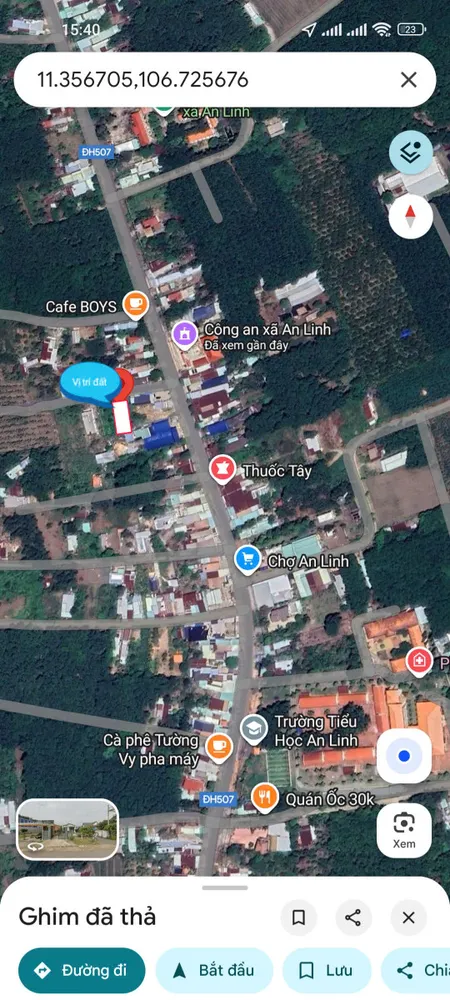 LÔ ĐẤT 335M2 NGANG MẶT TIỀN 10M - SẴN 100M2 THỔ CƯ.