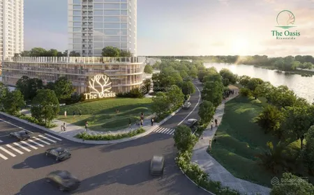 Biệt thự oasis riverside mặt tiền đường vành đai 4 phường thới hòa , tp. hcm . giá gốc cđt!